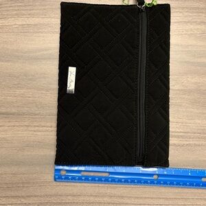 Vera Bradley Black Quilted Wristlet